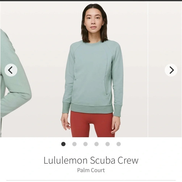 lululemon athletica Sweaters - Lululemon Palm‎ Court Scuba Crew